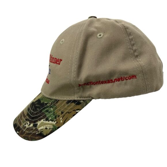Unique! OTTO Embroidery 2012 Camo wild game dinner Texas hat America usa - Picture 6 of 10